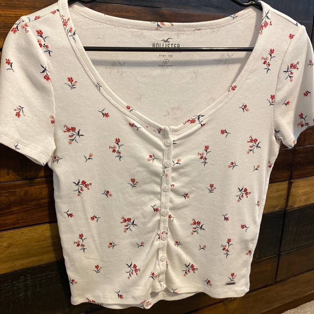 WAFFLE BUTTON-DOWN TEE